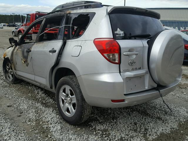 JTMBD33V766021147 - 2006 TOYOTA RAV4 SILVER photo 3