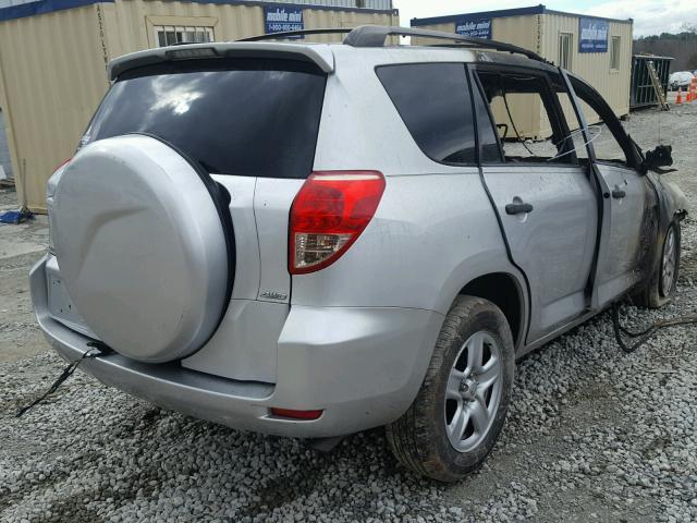 JTMBD33V766021147 - 2006 TOYOTA RAV4 SILVER photo 4