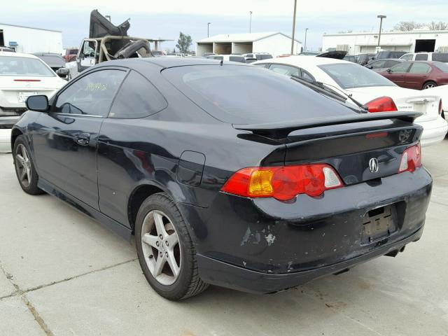 JH4DC54882C041773 - 2002 ACURA RSX BLACK photo 3