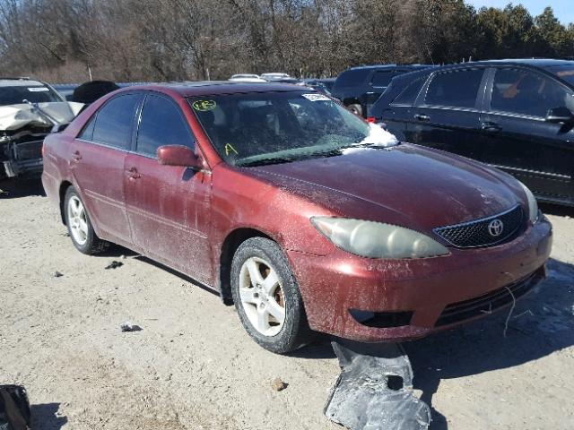 4T1BE32K15U419870 - 2005 TOYOTA CAMRY LE RED photo 1