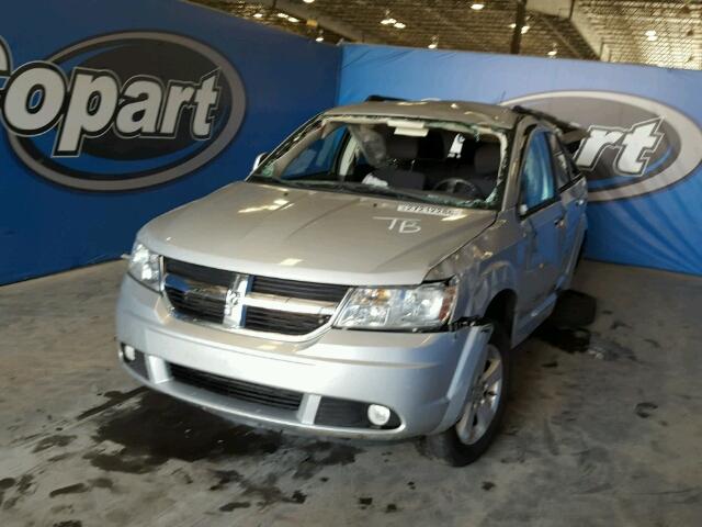 3D4PG5FVXAT241775 - 2010 DODGE JOURNEY SX SILVER photo 2