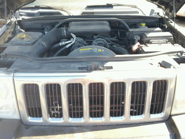 1J8HG48K76C338135 - 2006 JEEP COMMANDER BLACK photo 7