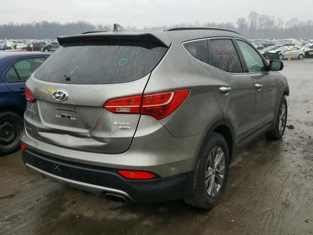 5XYZUDLB6DG035982 - 2013 HYUNDAI SANTA FE S GRAY photo 4