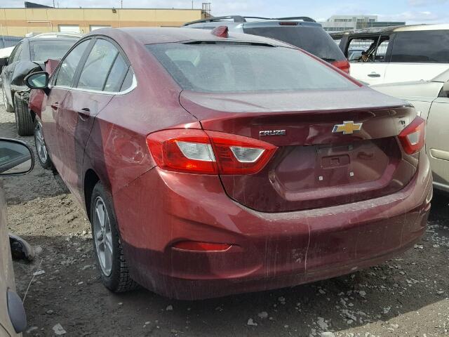 1G1BE5SM8G7288500 - 2016 CHEVROLET CRUZE LT RED photo 3