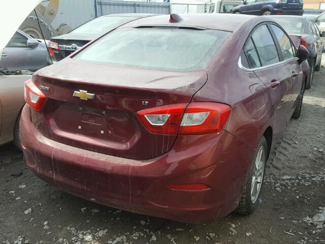 1G1BE5SM8G7288500 - 2016 CHEVROLET CRUZE LT RED photo 4