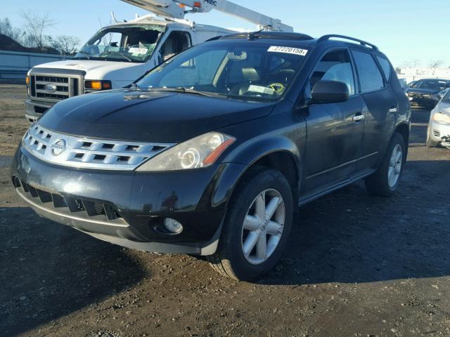 JN8AZ08WX3W237877 - 2003 NISSAN MURANO SL BLACK photo 2