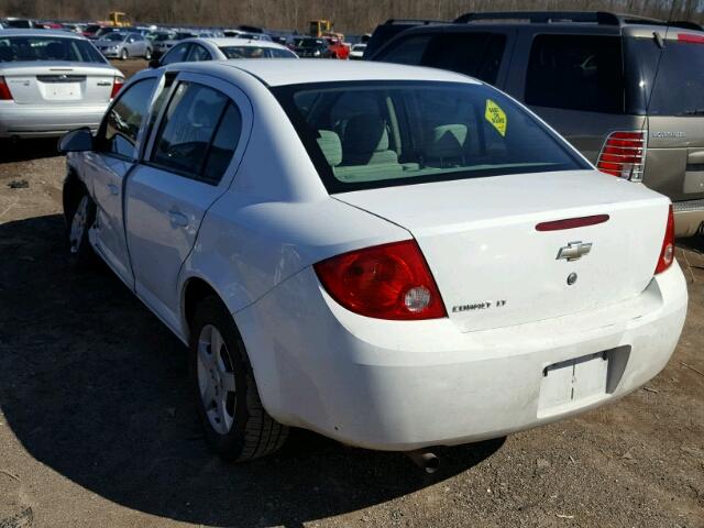 1G1AL58F287313936 - 2008 CHEVROLET COBALT LT WHITE photo 3