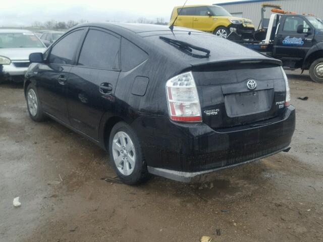 JTDKB20UX83340137 - 2008 TOYOTA PRIUS BLACK photo 3