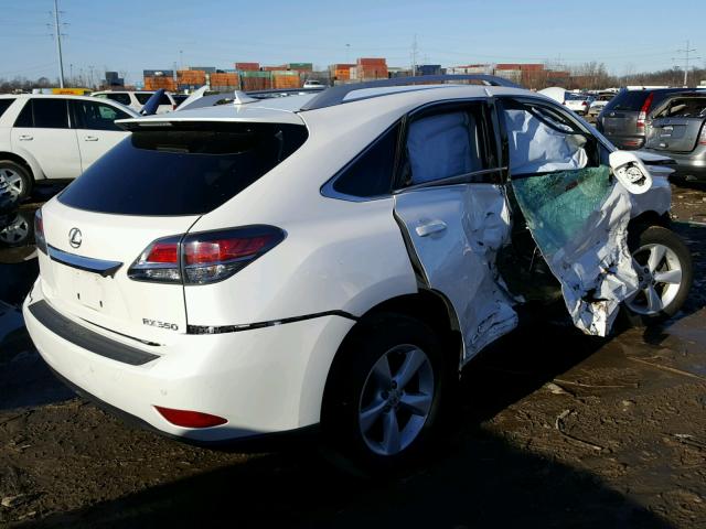 2T2BK1BA3DC162873 - 2013 LEXUS RX 350 WHITE photo 4