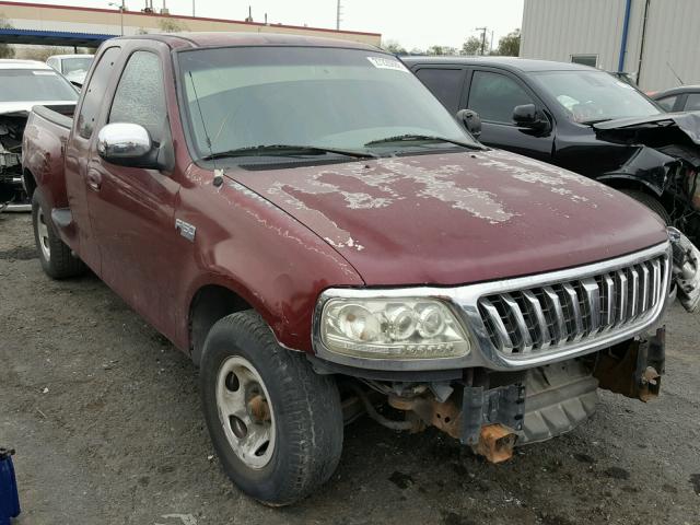 1FTDX0768VKA37896 - 1997 FORD F150 BURGUNDY photo 1