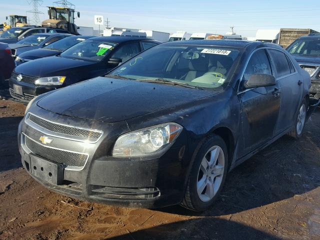 1G1ZB5E17BF179677 - 2011 CHEVROLET MALIBU LS შავი ფოტო 2