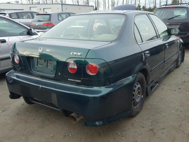 JHMEJ8641YS003869 - 2000 HONDA CIVIC EX მწვანე ფოტო 4