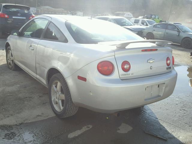 1G1AT18H697157203 - 2009 CHEVROLET COBALT LT SILVER photo 3