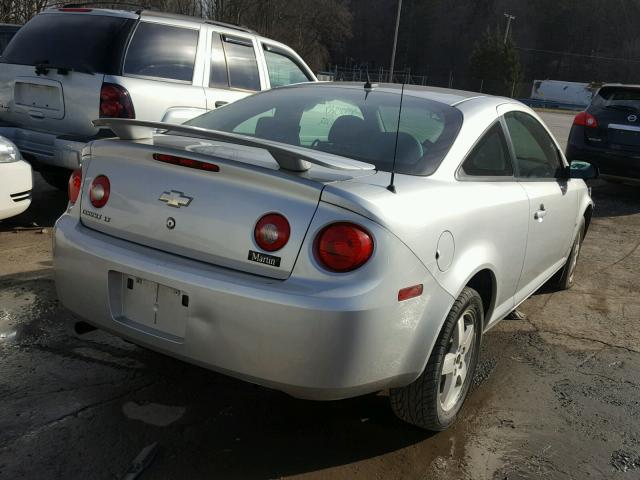 1G1AT18H697157203 - 2009 CHEVROLET COBALT LT SILVER photo 4