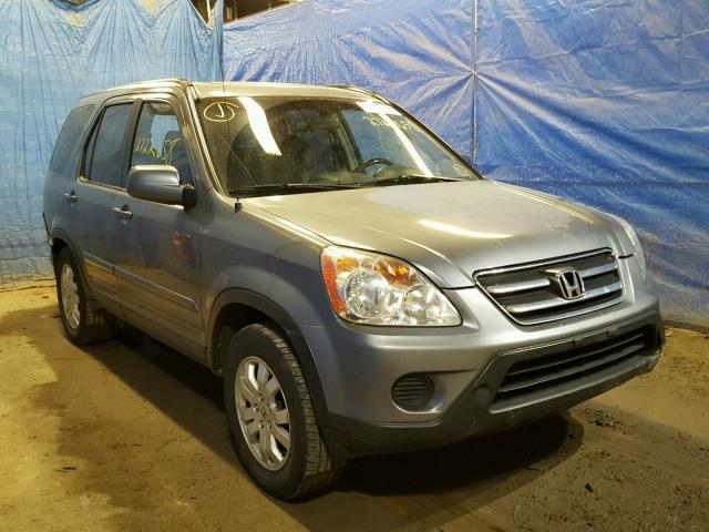 SHSRD78936U435377 - 2006 HONDA CR-V SE BLUE photo 1