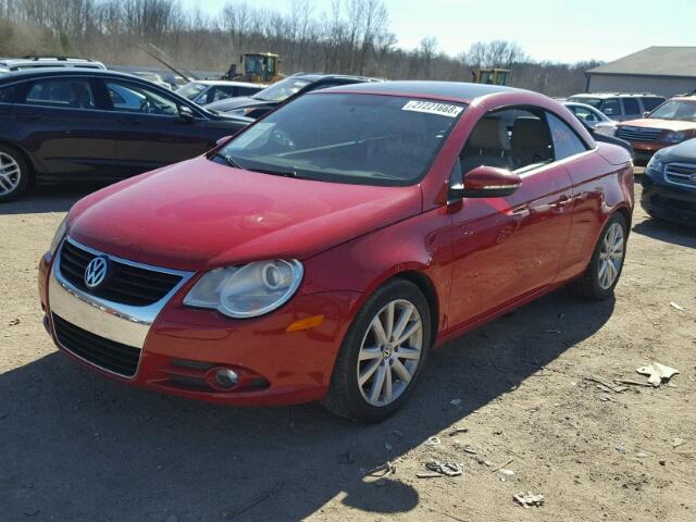 WVWBA71F99V014268 - 2009 VOLKSWAGEN EOS TURBO RED photo 2