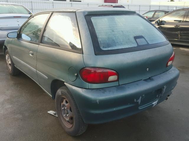 2S2AB21H5Y6602500 - 2000 SUZUKI SWIFT BASE GREEN photo 3