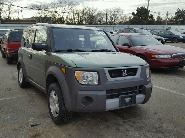 5J6YH28523L027835 - 2003 HONDA ELEMENT EX GREEN photo 1