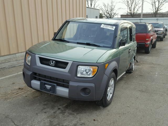 5J6YH28523L027835 - 2003 HONDA ELEMENT EX GREEN photo 2