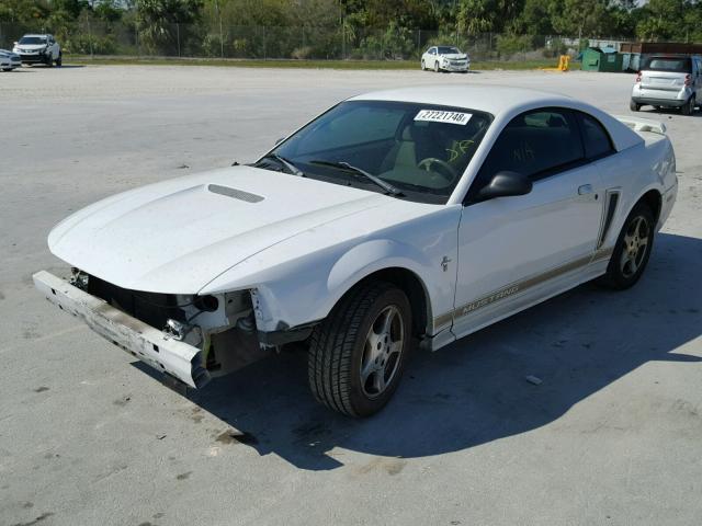 1FAFP40492F154163 - 2002 FORD MUSTANG WHITE photo 2