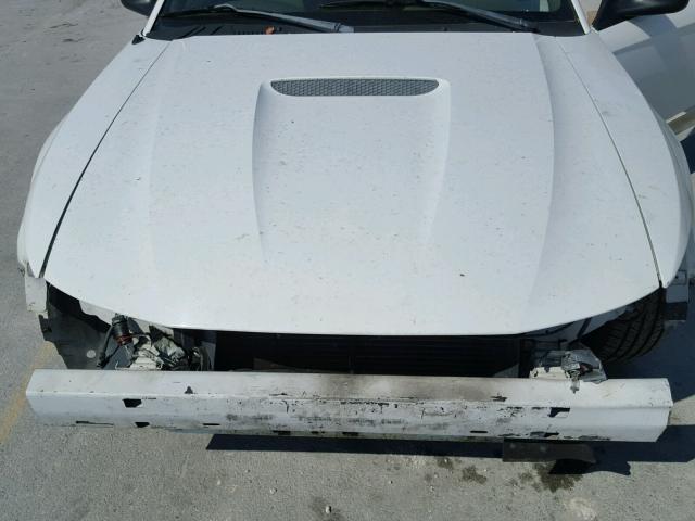 1FAFP40492F154163 - 2002 FORD MUSTANG WHITE photo 7