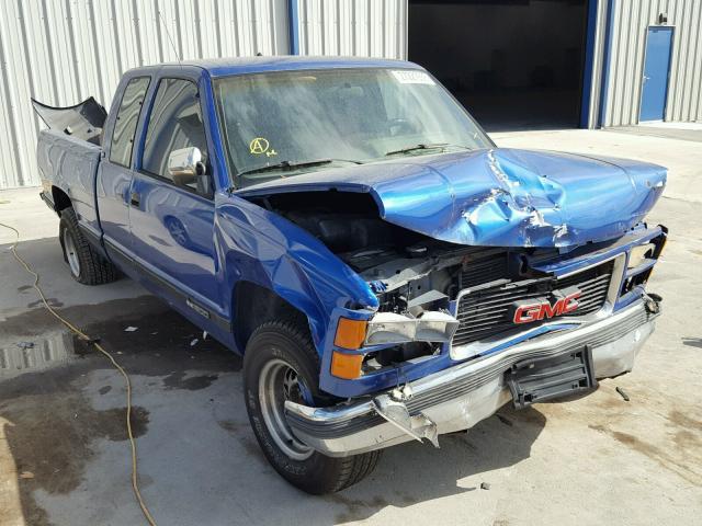 2GTEC19Z8R1517505 - 1994 GMC SIERRA C15 BLUE photo 1