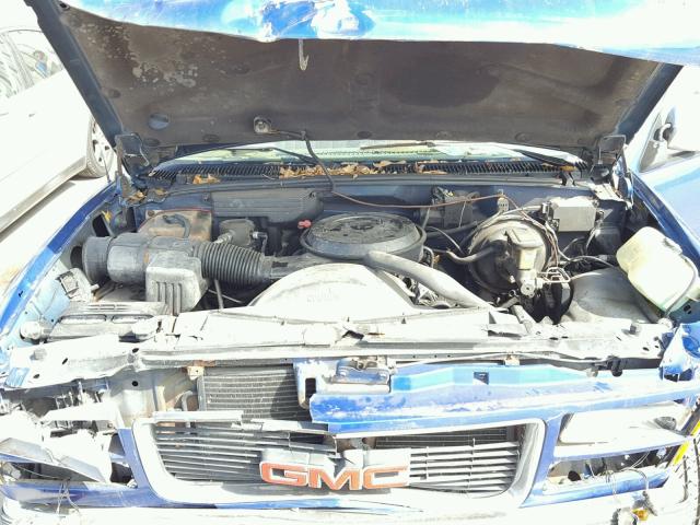 2GTEC19Z8R1517505 - 1994 GMC SIERRA C15 BLUE photo 7