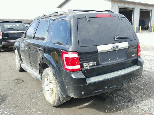 1FMCU941X8KA02424 - 2008 FORD ESCAPE LIM BLACK photo 3