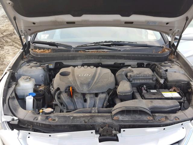 5NPEB4AC1BH301205 - 2011 HYUNDAI SONATA GLS GRAY photo 7