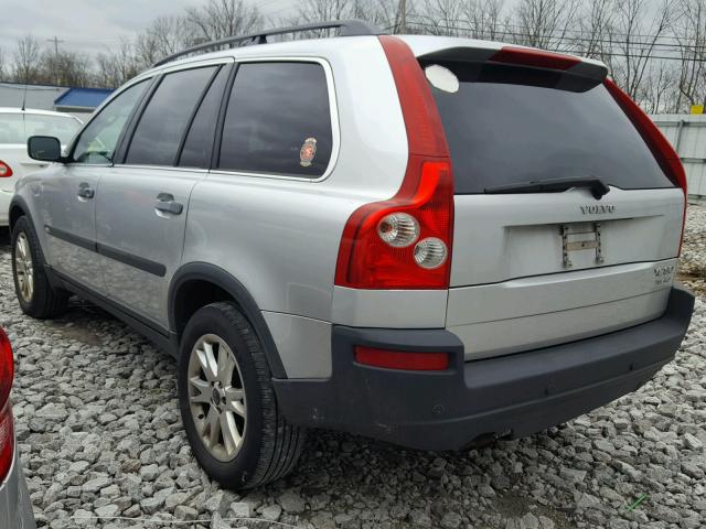 YV1CZ91H531021768 - 2003 VOLVO XC90 T6 SILVER photo 3