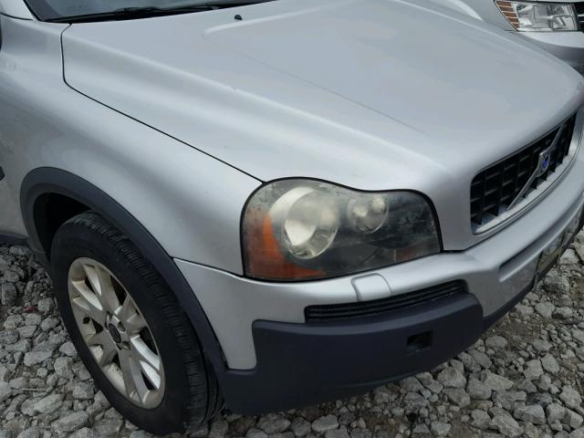 YV1CZ91H531021768 - 2003 VOLVO XC90 T6 SILVER photo 9