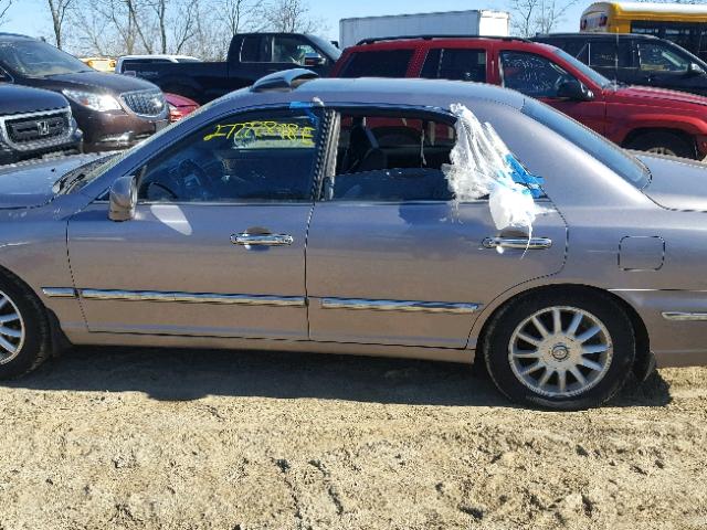 KMHFU45E35A404014 - 2005 HYUNDAI XG 350 SILVER photo 9