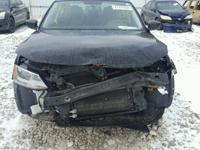 3VW2K7AJ6DM350722 - 2013 VOLKSWAGEN JETTA BASE 黑色 照片 9