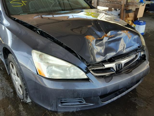 1HGCM56477A116617 - 2007 HONDA ACCORD LX CHARCOAL photo 9