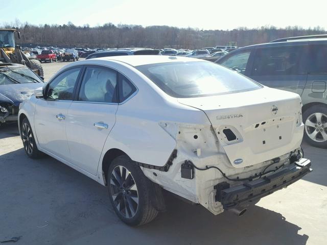 3N1AB7AP0GY309652 - 2016 NISSAN SENTRA S WHITE photo 3