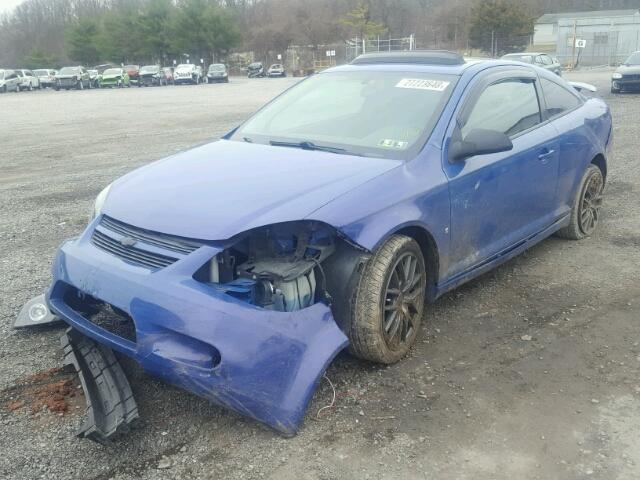 1G1AM18B887133248 - 2008 CHEVROLET COBALT SPO BLUE photo 2