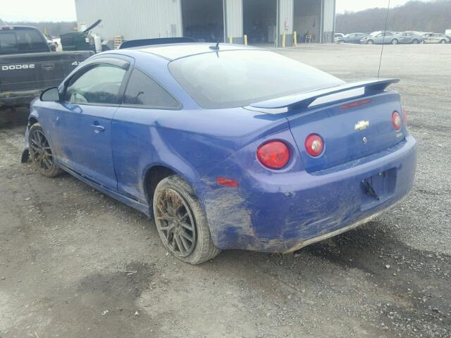 1G1AM18B887133248 - 2008 CHEVROLET COBALT SPO BLUE photo 3