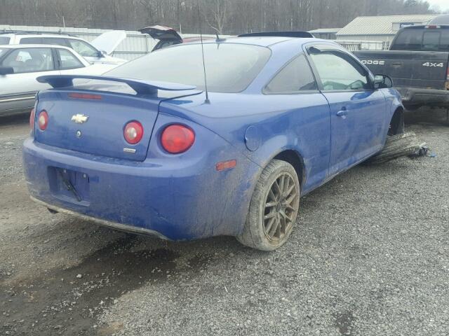 1G1AM18B887133248 - 2008 CHEVROLET COBALT SPO BLUE photo 4