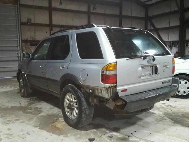 4S6DM58W8Y4408037 - 2000 HONDA PASSPORT E 银色 照片 3