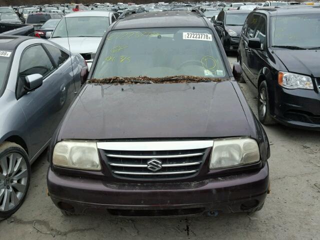 JS3TX92V834115479 - 2003 SUZUKI XL7 PLUS BURGUNDY photo 9