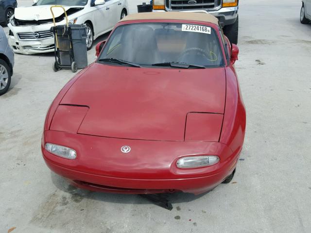 JM1NA3519P0401997 - 1993 MAZDA MX-5 MIATA RED photo 9