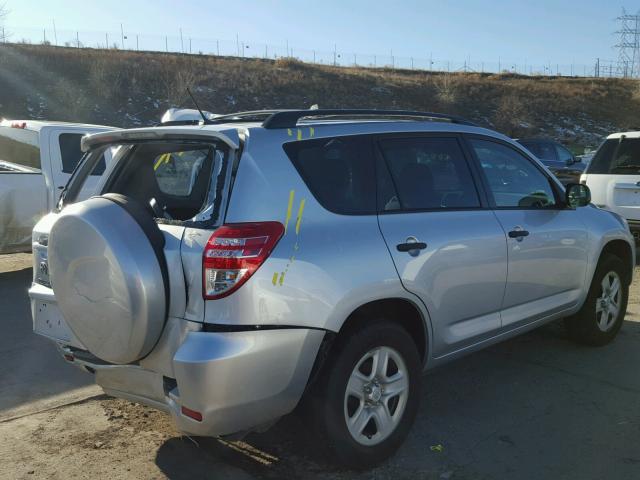 2T3ZF4DV3BW091797 - 2011 TOYOTA RAV4 SILVER photo 4