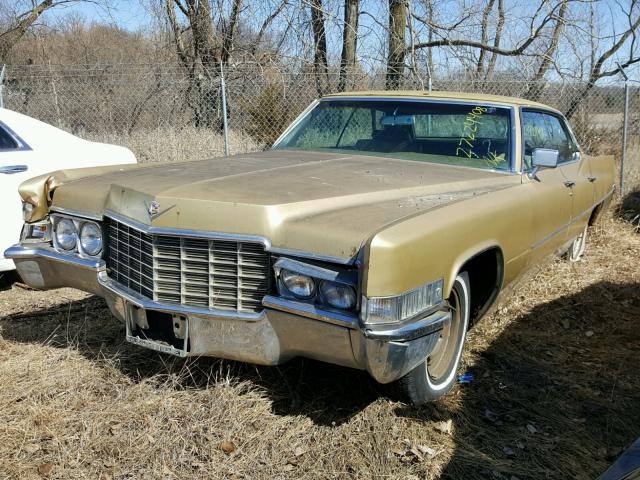 B9152570111111111 - 1970 CADILLAC DEVILLE GOLD photo 2