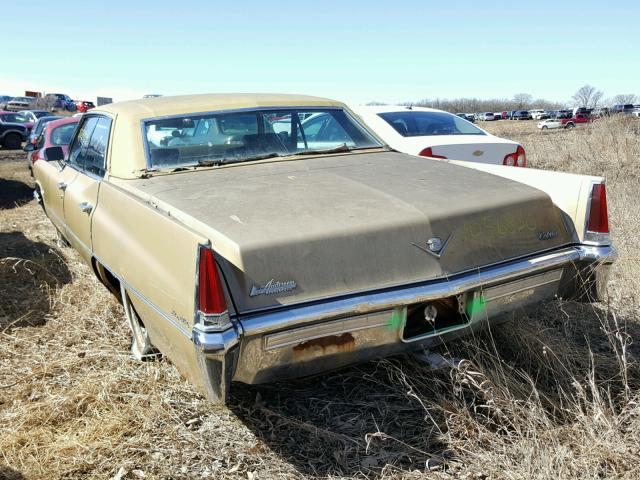 B9152570111111111 - 1970 CADILLAC DEVILLE GOLD photo 3