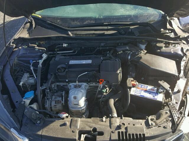 1HGCR2F32EA000777 - 2014 HONDA ACCORD LX BLUE photo 7