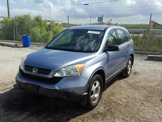 JHLRE38368C000204 - 2008 HONDA CR-V LX SILVER photo 2