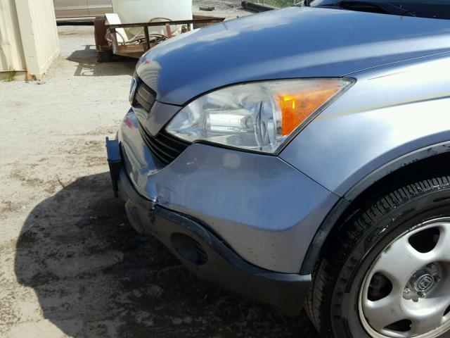 JHLRE38368C000204 - 2008 HONDA CR-V LX SILVER photo 9