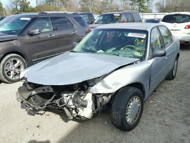 1G1ND52J62M506773 - 2002 CHEVROLET MALIBU SILVER photo 2