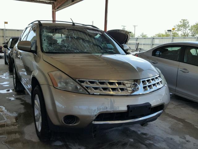 JN8AZ08T36W409841 - 2006 NISSAN MURANO SL GOLD photo 1