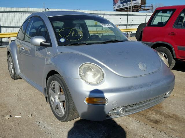 3VWED21C72M443743 - 2002 VOLKSWAGEN NEW BEETLE SILVER photo 1